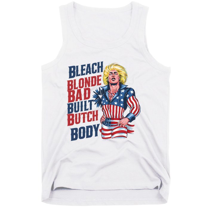 Bleach Blonde Bad Built Butch Body Tank Top