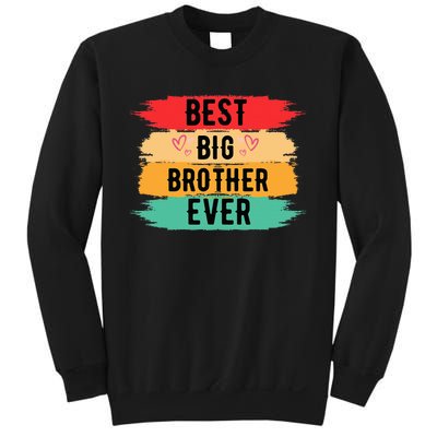 Best Big Brother Ever Older Sibling Nager Sweatshirt