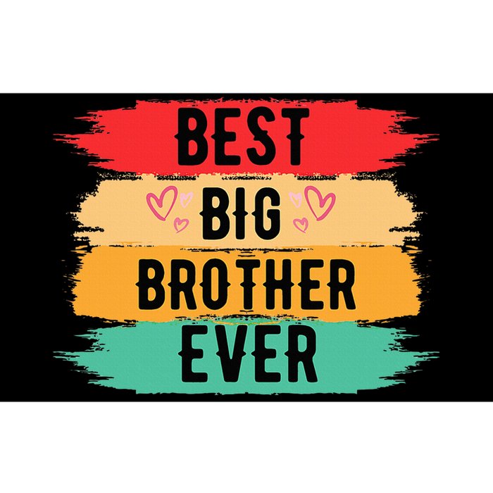 Best Big Brother Ever Older Sibling Nager Bumper Sticker