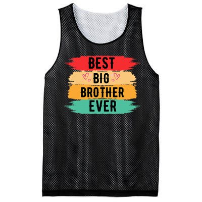 Best Big Brother Ever Older Sibling Nager Mesh Reversible Basketball Jersey Tank