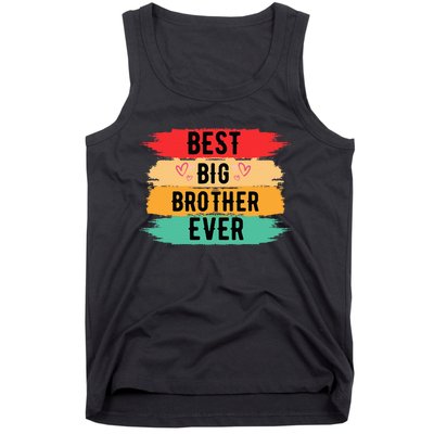 Best Big Brother Ever Older Sibling Nager Tank Top