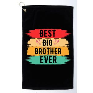 Best Big Brother Ever Older Sibling Nager Platinum Collection Golf Towel