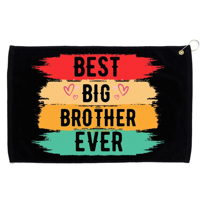 Best Big Brother Ever Older Sibling Nager Grommeted Golf Towel