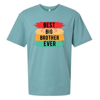 Best Big Brother Ever Older Sibling Nager Sueded Cloud Jersey T-Shirt