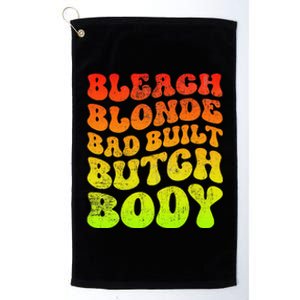 Bleach Blonde Bad Built Butch Body Platinum Collection Golf Towel