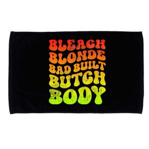 Bleach Blonde Bad Built Butch Body Microfiber Hand Towel