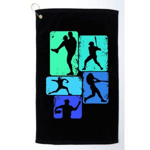 Baseball Batter Platinum Collection Golf Towel