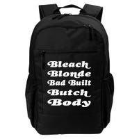 Bleach Blonde Bad Built Butch Body Daily Commute Backpack