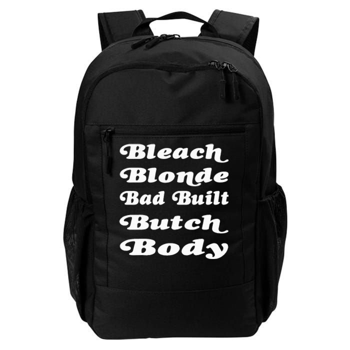 Bleach Blonde Bad Built Butch Body Daily Commute Backpack