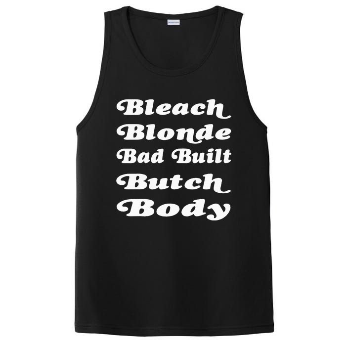 Bleach Blonde Bad Built Butch Body PosiCharge Competitor Tank