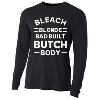 Bleach Blonde Bad Built Butch Body Cooling Performance Long Sleeve Crew