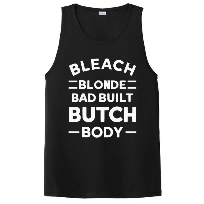 Bleach Blonde Bad Built Butch Body PosiCharge Competitor Tank