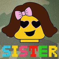 Building Bricks Blocks Sister Master Builder Family Matching Legacy Tie Dye Trucker Hat