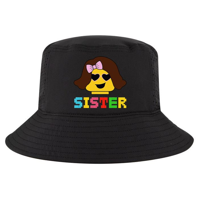 Building Bricks Blocks Sister Master Builder Family Matching Cool Comfort Performance Bucket Hat