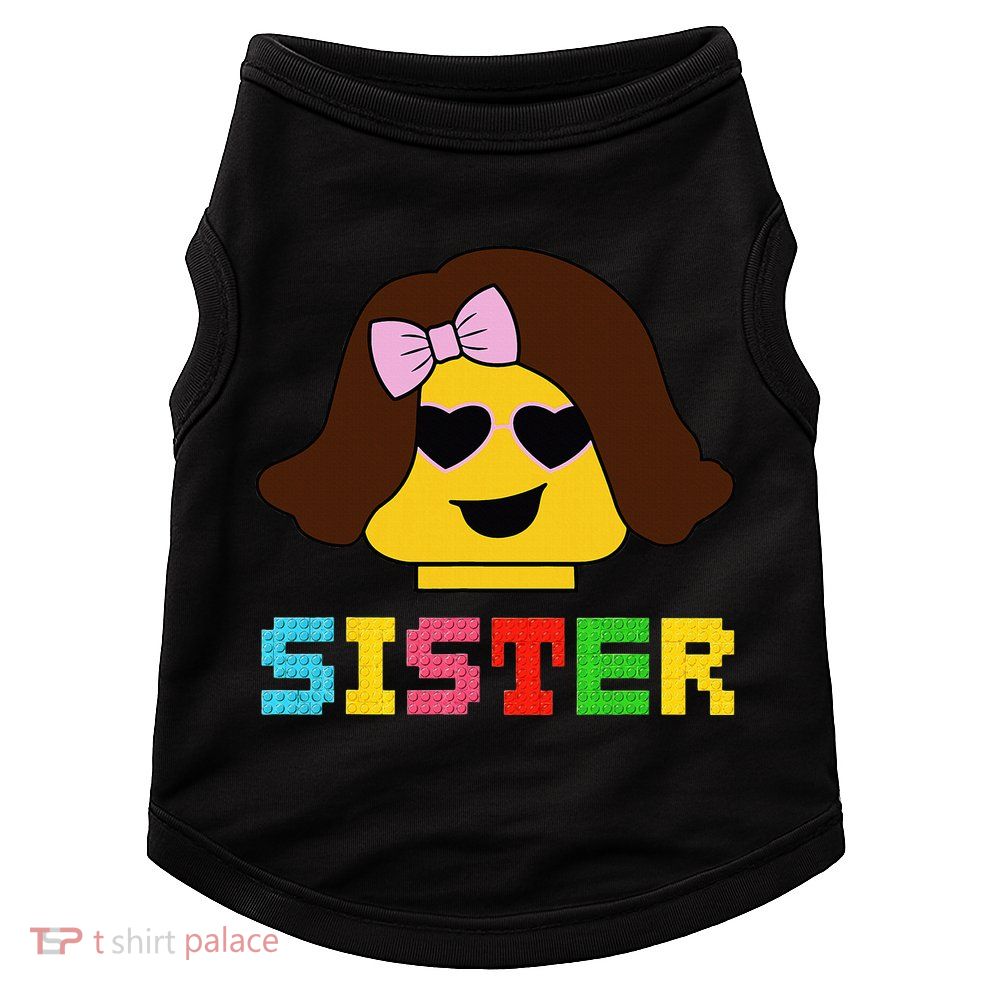 Building Bricks Blocks Sister Master Builder Family Matching Doggie Tank