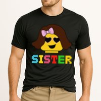 Building Bricks Blocks Sister Master Builder Family Matching Performance Shirt