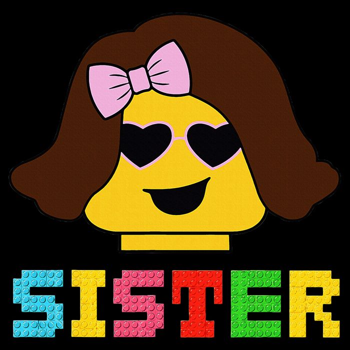 Building Bricks Blocks Sister Master Builder Family Matching 16 in Basic Backpack