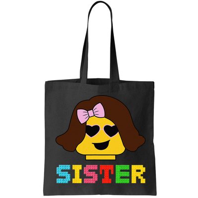 Building Bricks Blocks Sister Master Builder Family Matching Bag