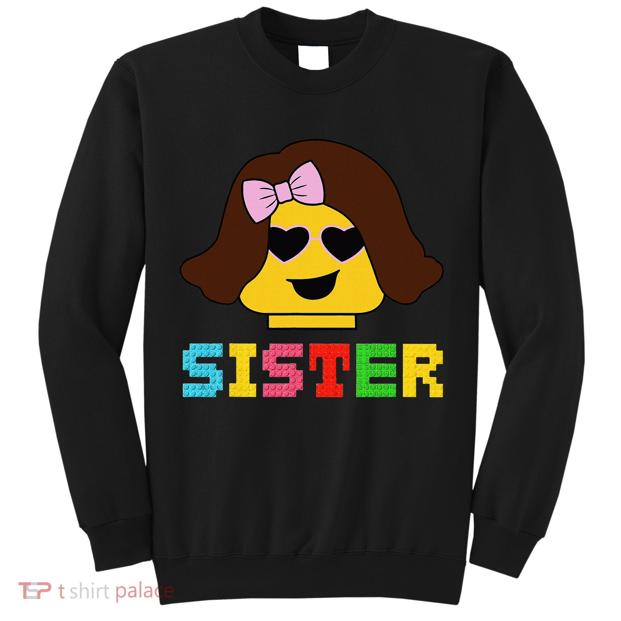 Building Bricks Blocks Sister Master Builder Family Matching Tall Sweatshirt