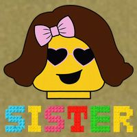 Building Bricks Blocks Sister Master Builder Family Matching Garment-Dyed Women's Muscle Tee