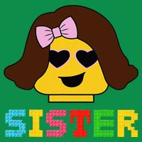 Building Bricks Blocks Sister Master Builder Family Matching Sweatshirt