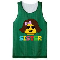 Building Bricks Blocks Sister Master Builder Family Matching Mesh Reversible Basketball Jersey Tank