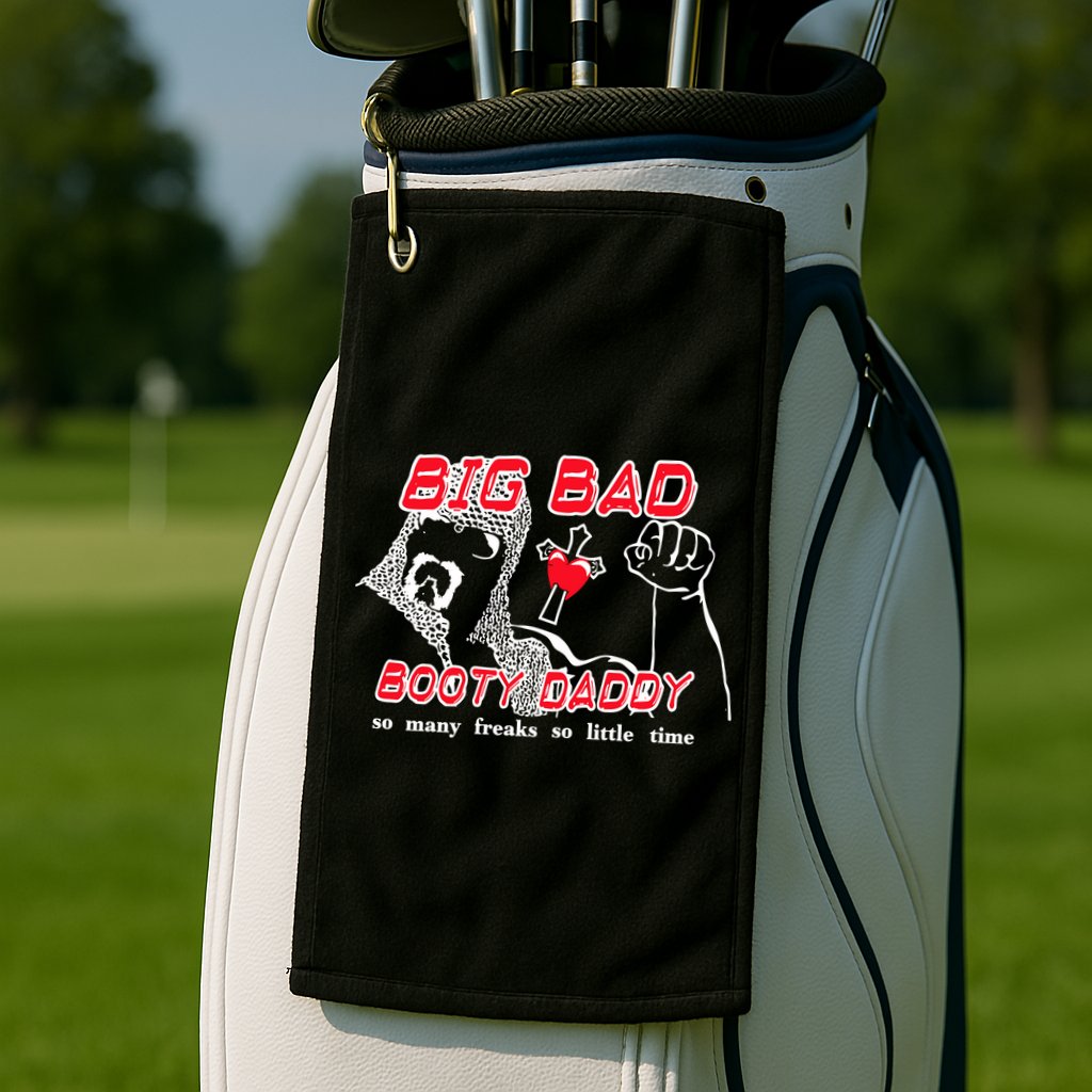 Big Bad Booty Daddy So Many Freaks So Little Time Golf Towel