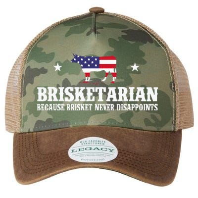 Brisketarian Because Brisket Never Disappoints BBQ Lover Legacy Tie Dye Trucker Hat