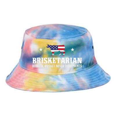 Brisketarian Because Brisket Never Disappoints BBQ Lover Tie Dye Newport Bucket Hat