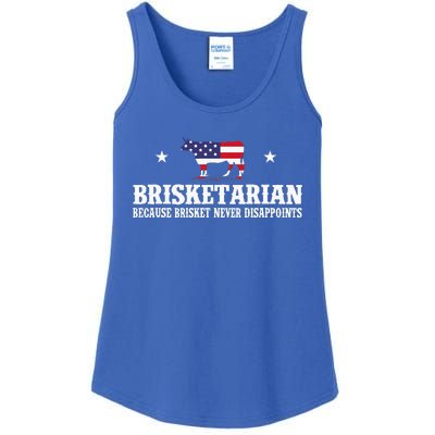 Brisketarian Because Brisket Never Disappoints BBQ Lover Ladies Essential Tank