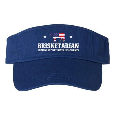 Brisketarian Because Brisket Never Disappoints BBQ Lover Valucap Bio-Washed Visor