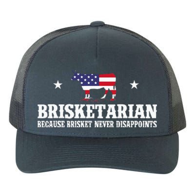 Brisketarian Because Brisket Never Disappoints BBQ Lover Yupoong Adult 5-Panel Trucker Hat