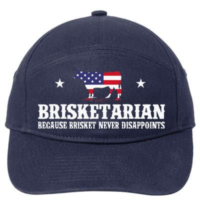 Brisketarian Because Brisket Never Disappoints BBQ Lover 7-Panel Snapback Hat