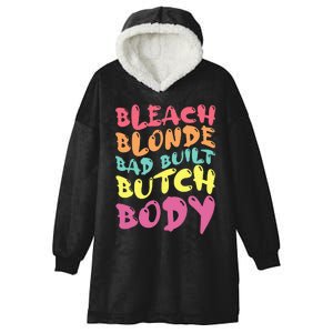 Bleach Blonde Bad Built Butch Body Hooded Wearable Blanket