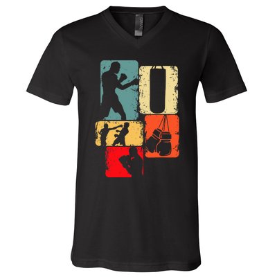 Boxer Boxing V-Neck T-Shirt