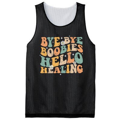 Bye Bye Boobies Hello Healing Mesh Reversible Basketball Jersey Tank