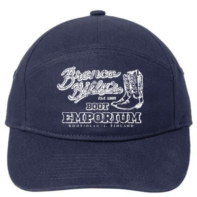 Bronco BillyS Boot Emporium Finland 7-Panel Snapback Hat