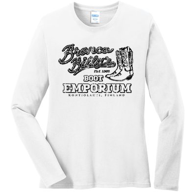 Bronco BillyS Boot Emporium Finland Ladies Long Sleeve Shirt