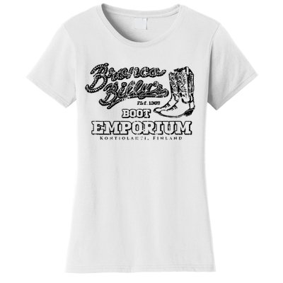 Bronco BillyS Boot Emporium Finland Women's T-Shirt