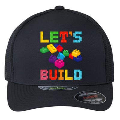 Block Brick Building LetS Build Master Builder Toys Kids Flexfit Unipanel Trucker Cap