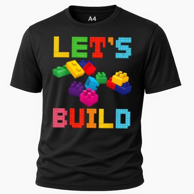 Block Brick Building LetS Build Master Builder Toys Kids Performance Shirt