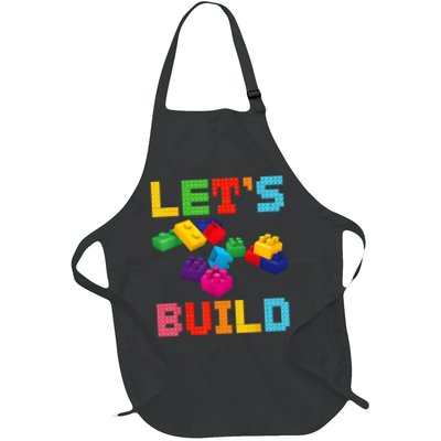 Block Brick Building LetS Build Master Builder Toys Kids Apron