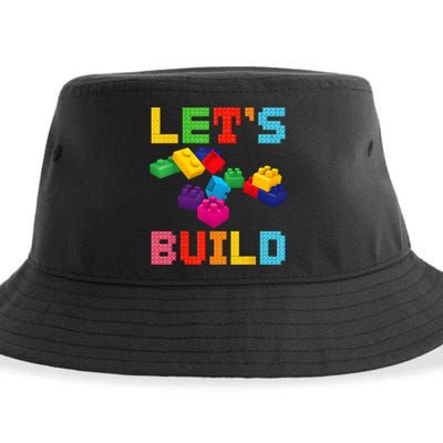Block Brick Building LetS Build Master Builder Toys Kids Sustainable Bucket Hat