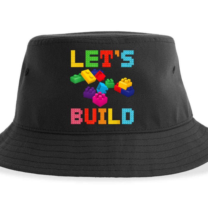 Block Brick Building LetS Build Master Builder Toys Kids Sustainable Bucket Hat