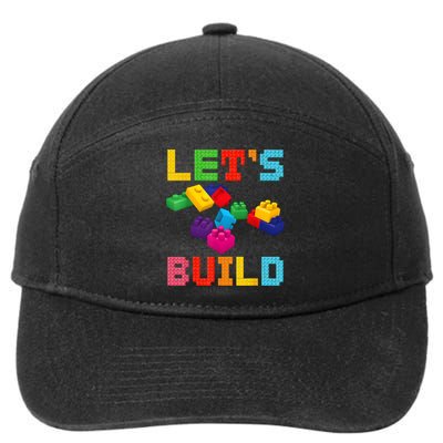 Block Brick Building LetS Build Master Builder Toys Kids 7-Panel Snapback Hat