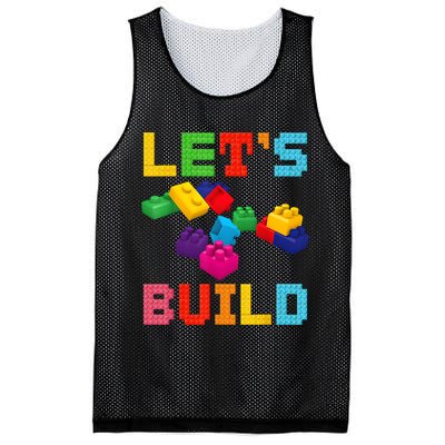 Block Brick Building LetS Build Master Builder Toys Kids Mesh Reversible Basketball Jersey Tank
