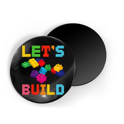 Block Brick Building LetS Build Master Builder Toys Kids Magnet