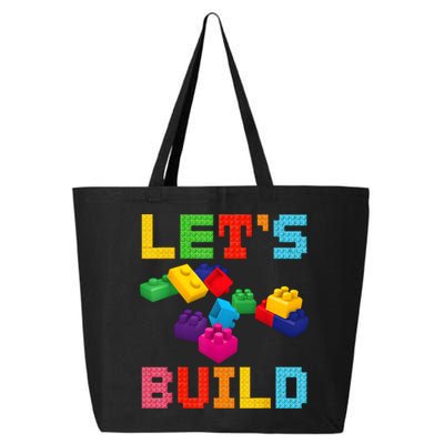 Block Brick Building LetS Build Master Builder Toys Kids 25L Jumbo Tote