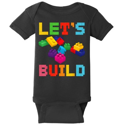 Block Brick Building LetS Build Master Builder Toys Kids Baby Bodysuit