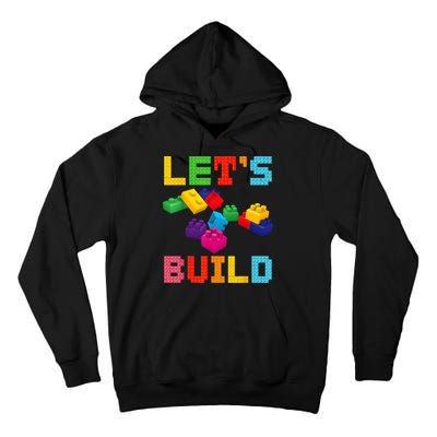 Block Brick Building LetS Build Master Builder Toys Kids Tall Hoodie